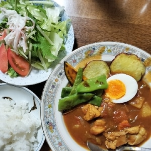 我が家の定番！野菜たっぷりスープカレー